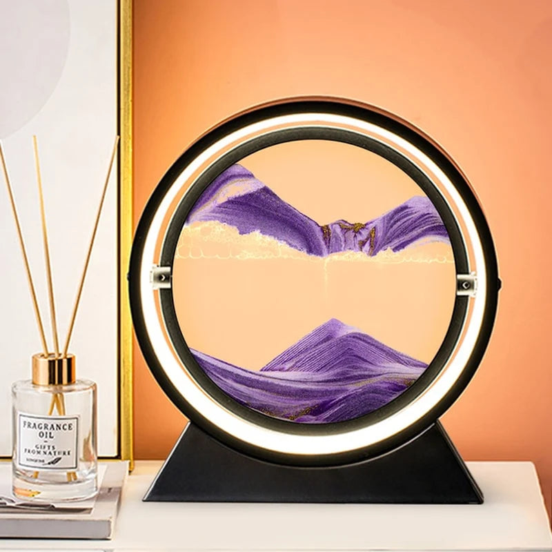 Tableau Sable Mouvant 3D – Paysage en Mouvement
