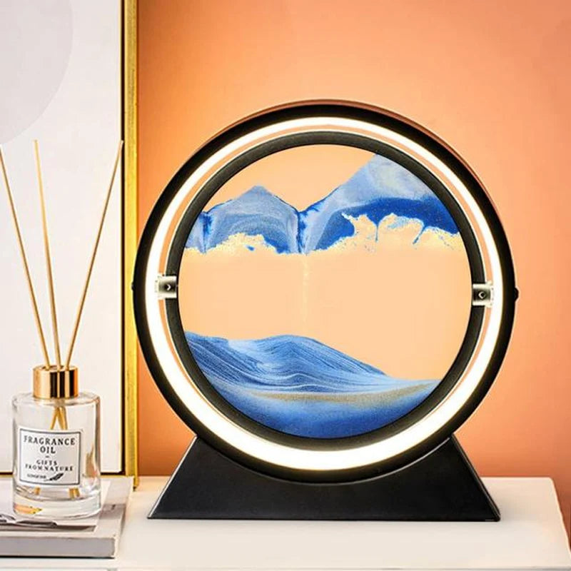 Tableau Sable Mouvant 3D – Paysage en Mouvement