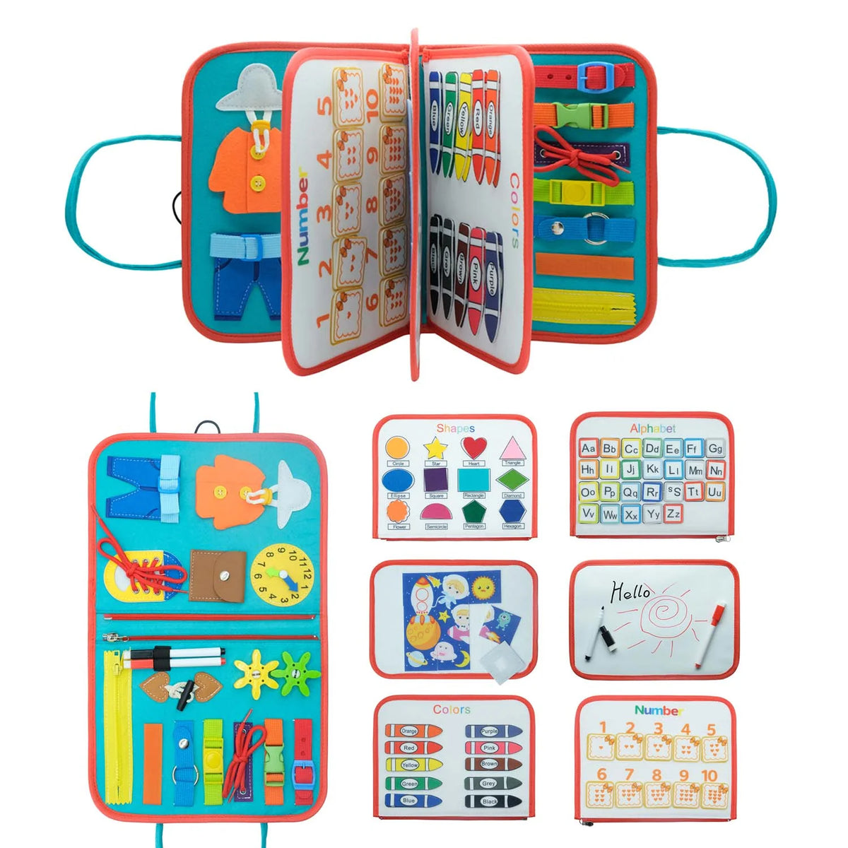 Busy Board Montessori – Tableau d'Activités Sensoriel