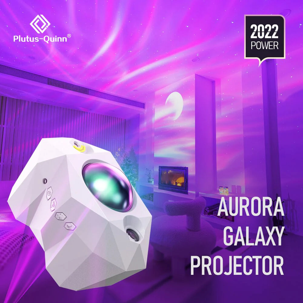 Projecteur Aurore Boréale – Enceinte Bluetooth & Ciel Étoilé