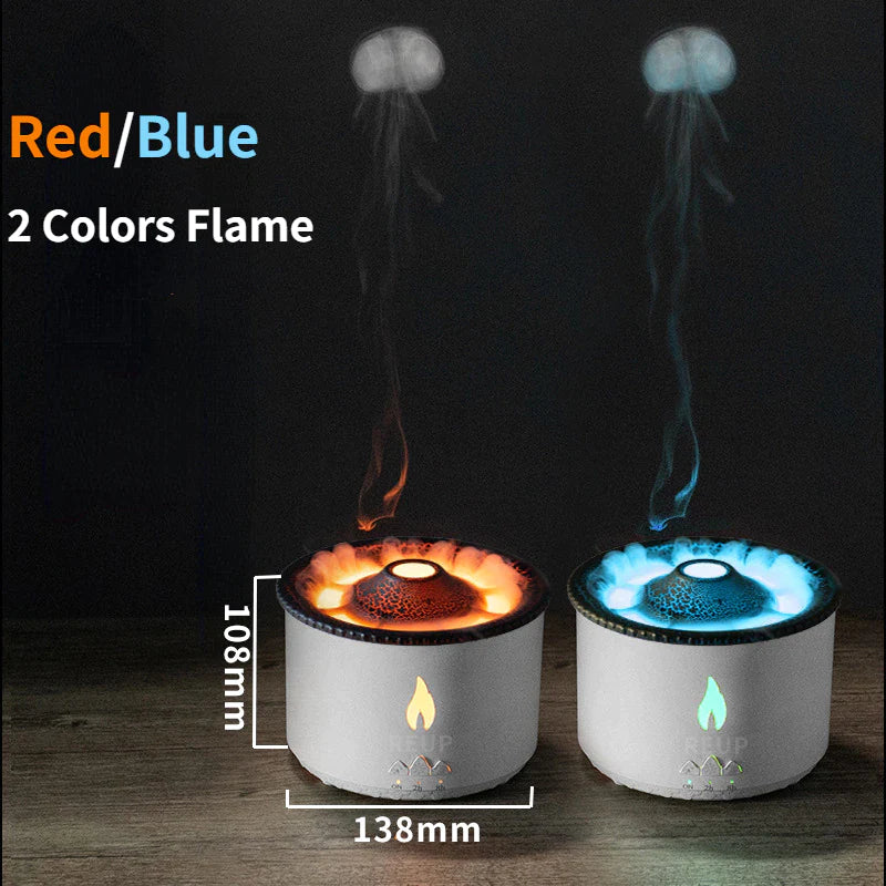 Diffuseur Volcan – Anneaux de Vapeur & Lumière d'Ambiance