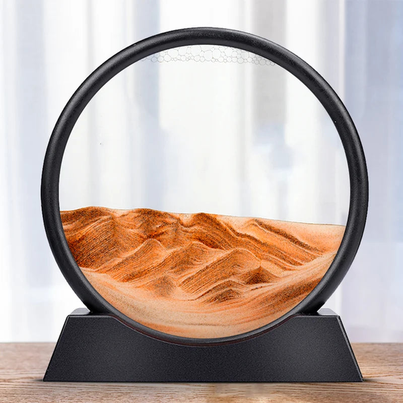 Tableau Sable Mouvant 3D – Paysage en Mouvement