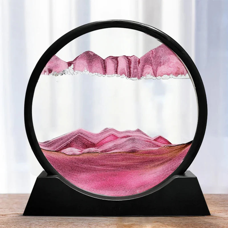 Tableau Sable Mouvant 3D – Paysage en Mouvement