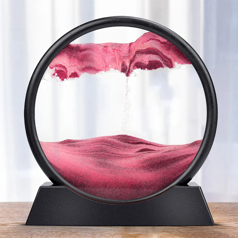 Tableau Sable Mouvant 3D – Paysage en Mouvement