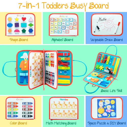 Busy Board Montessori – Tableau d'Activités Sensoriel