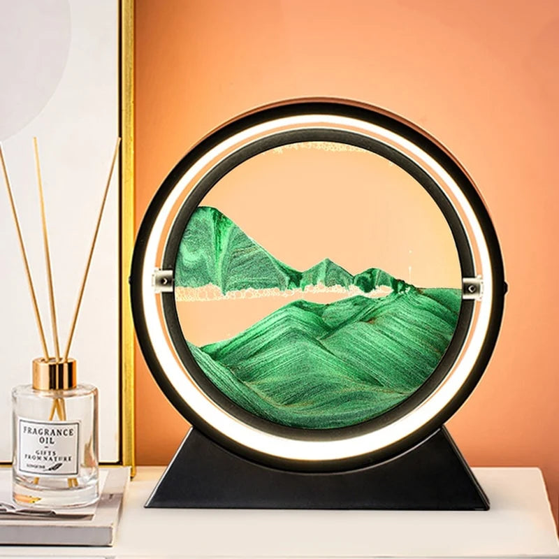 Tableau Sable Mouvant 3D – Paysage en Mouvement