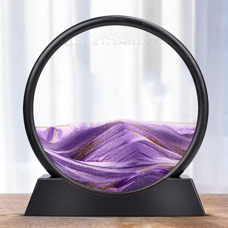 Tableau Sable Mouvant 3D – Paysage en Mouvement