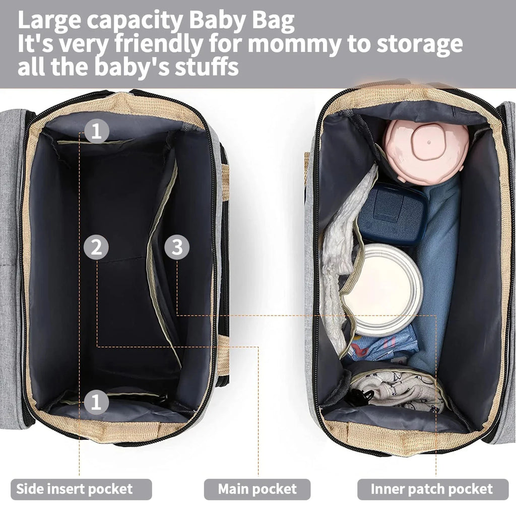 Sac à Langer Sac à Dos – Grande Capacité Multi-Poches
