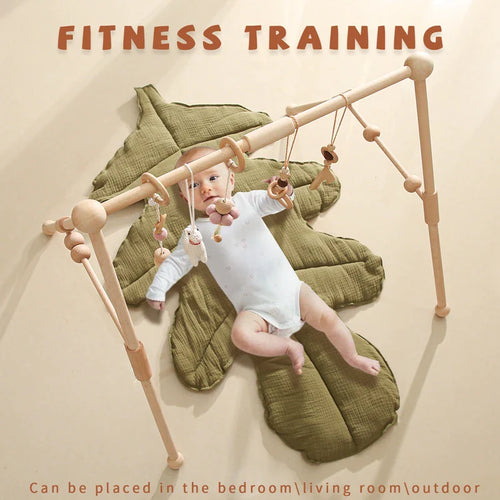 Arche d'Éveil en Bois – Portique d'Activités Bébé