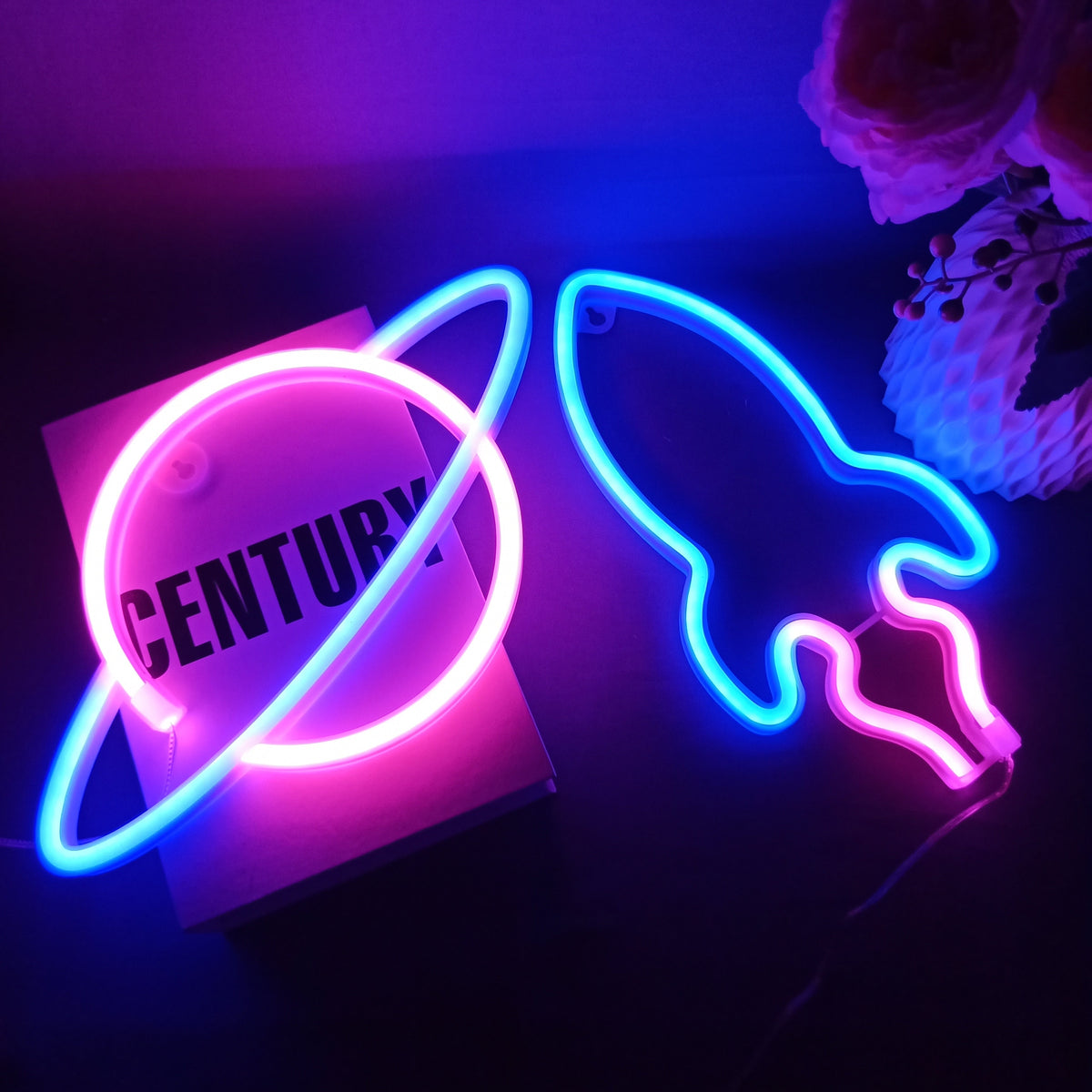 Néon Mural LED – Veilleuse Déco pour Chambre