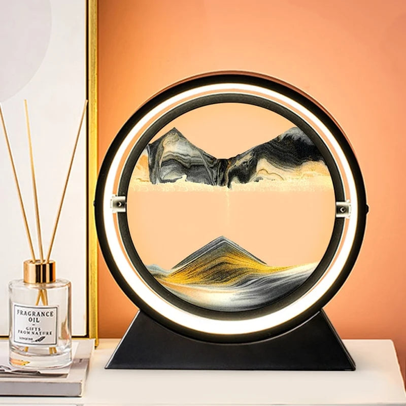 Tableau Sable Mouvant 3D – Paysage en Mouvement