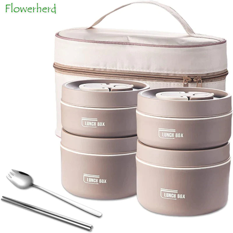 Lunch Box Isotherme Inox – Set Empilable