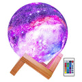 Lampe Lune 3D Galaxie – 16 Couleurs & Télécommande