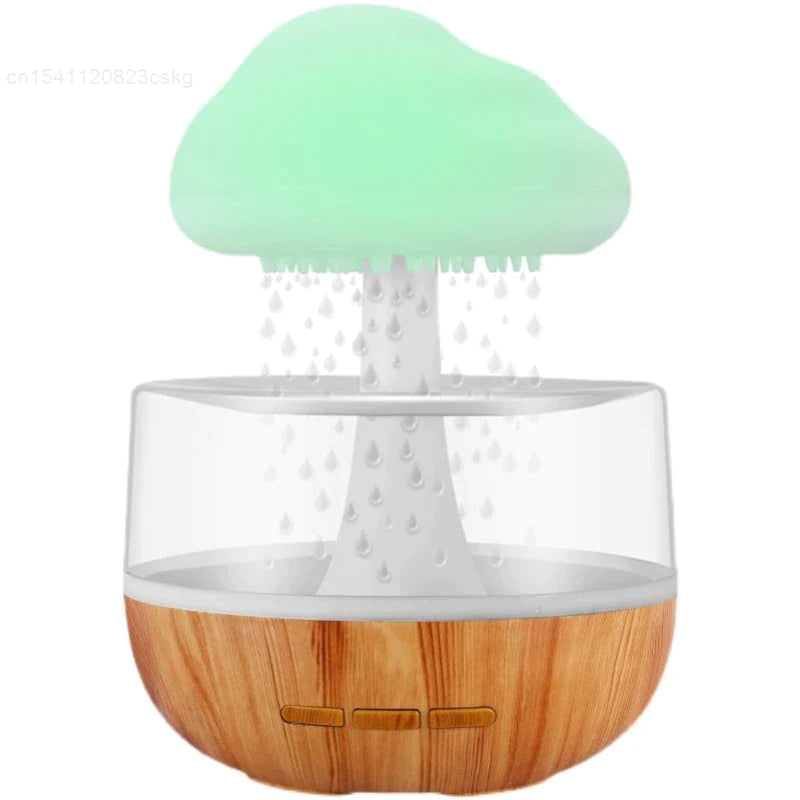 Humidificateur Nuage de Pluie – Diffuseur d'Arômes Lumineux