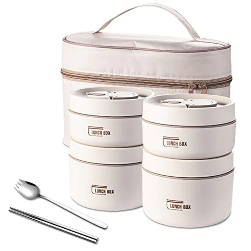 Lunch Box Isotherme Inox – Set Empilable