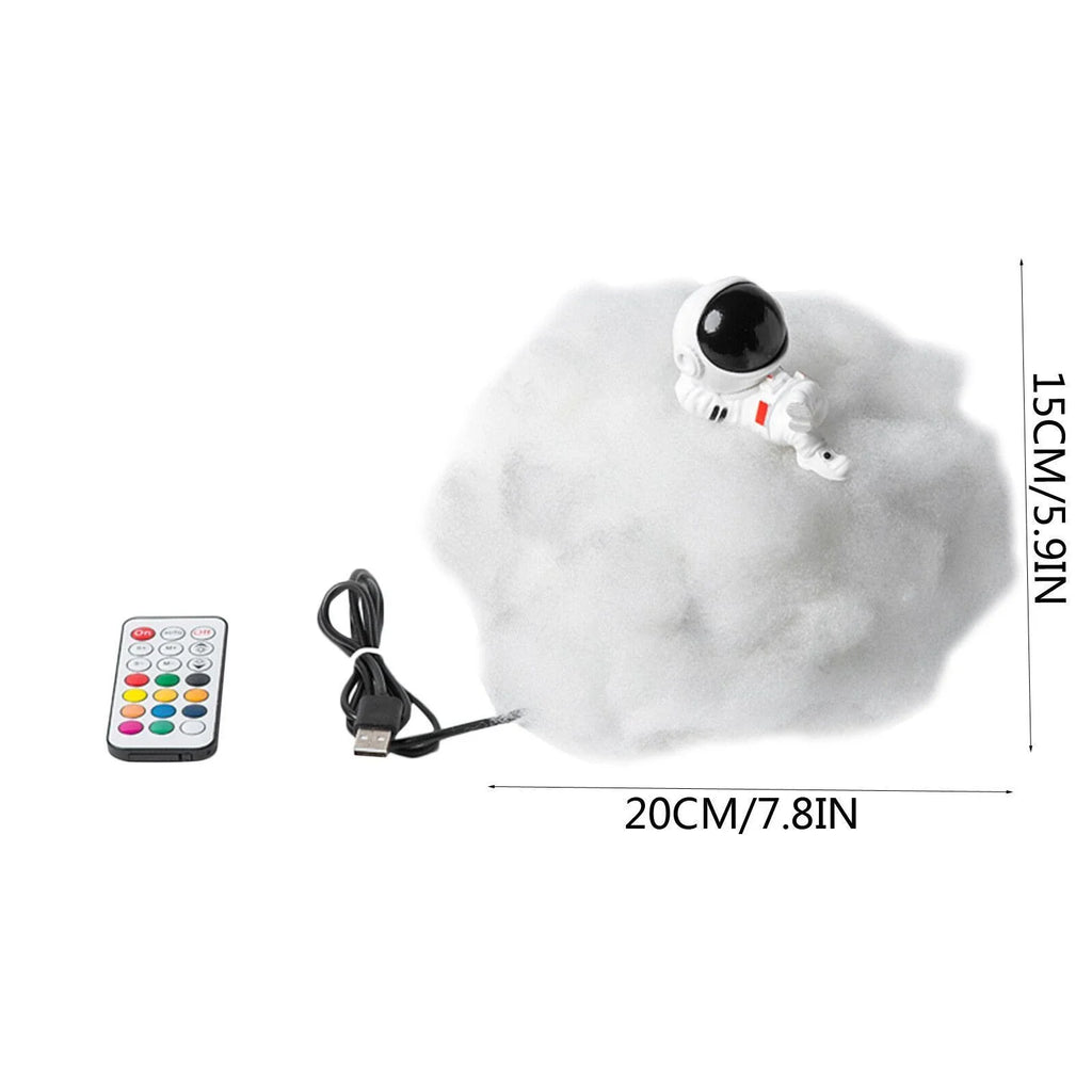 Lampe Nuage Astronaute – Veilleuse Arc-en-ciel