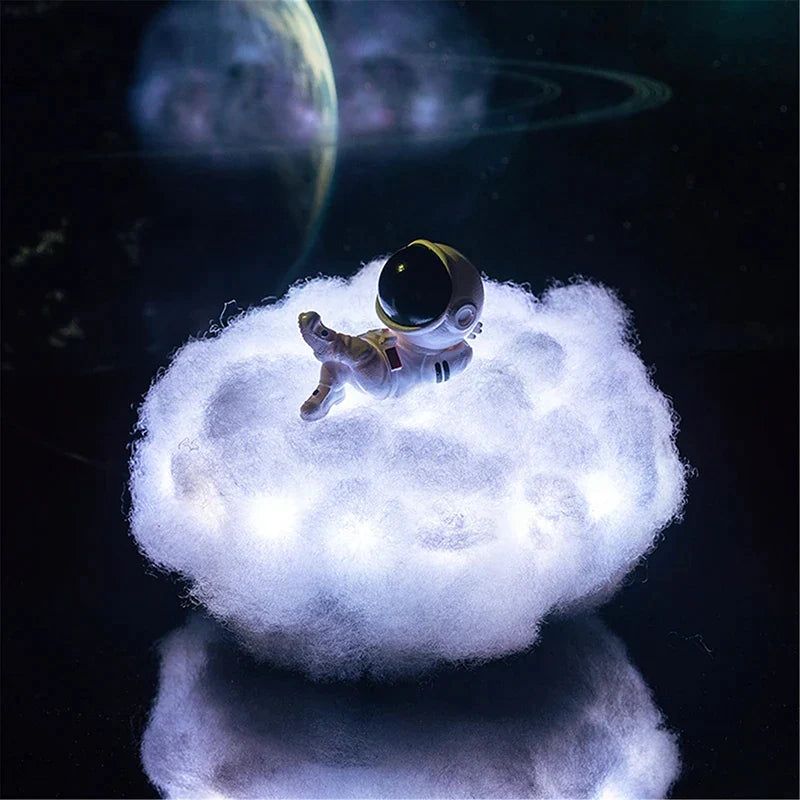 Lampe Nuage Astronaute – Veilleuse Arc-en-ciel